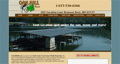 Desktop Screenshot of oakhillresort.com